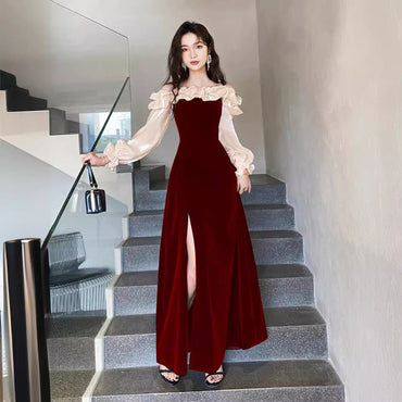 Chinese-style Wedding Dress For Annual Gala And Banquet