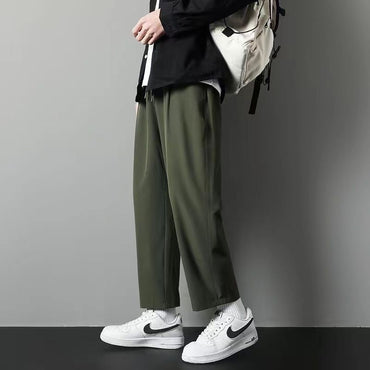 Loose Straight Drooping Suit Pants Quick-drying Wide-leg Casual Pants