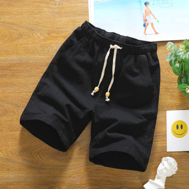 Half-And-Half-Six-Point Summer Breathable Summer Thin Shorts