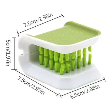 U-Shaped Cleaning Brush,Multi-Purpose Car Seat Belt Cleaning Brush Double-Sided U-Shaped Folding Interior Seat Belt Cleaning Tool