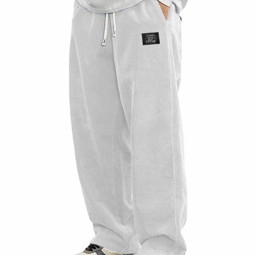 Mens Relaxed-fit Corduroy Casual Pants