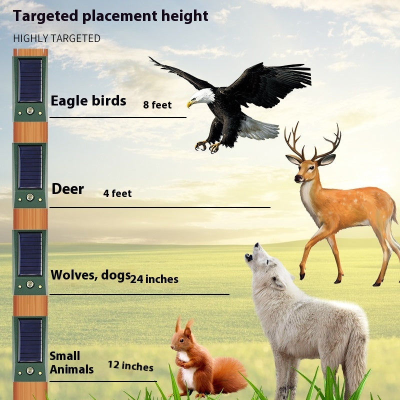 Ultrasonic Bird Dispeller Outdoor Waterproof Electronics