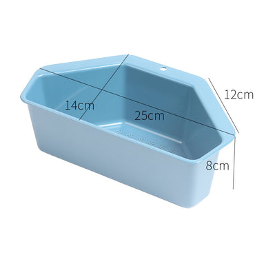 Kitchen Sink Triangle Drain Basket Pool Drain Basket Rag Storage Basket