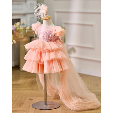 Girls Fashion Personality Small Trailing Cake Dress