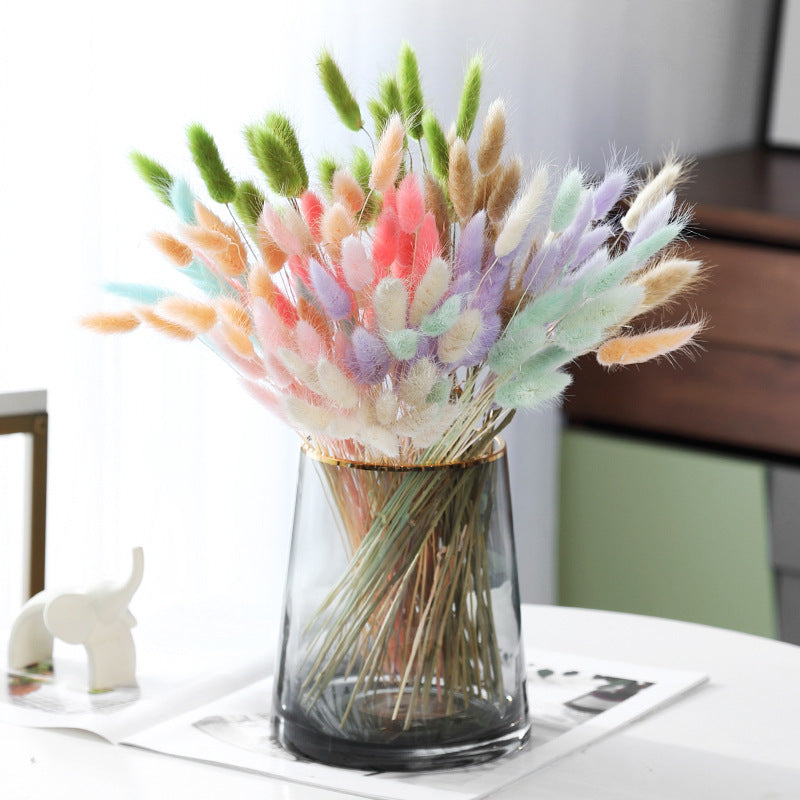 Home Decoration Ornaments - Rabbit Tail Grass Dried Flower Bouquet