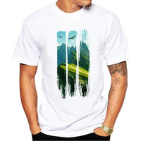 New Style Loose Short-Sleeved T-Shirt Fashion Personality Printing Bottoming Shirt