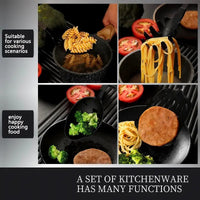 Cooking Utensil Set Premium 5 Piece Kitchen Utensil Set - Stainless Steel Handle And Nylon Faucet, Non-Stick, Heat Resistant, For Home, Kitchen Gift