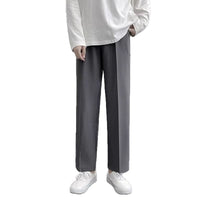 Loose Korean Style Casual White Wide Leg Trousers