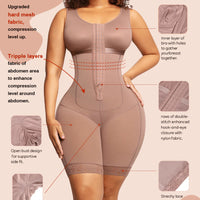 Post-op Chest Wrap Tummy Control Full Body Shapewear