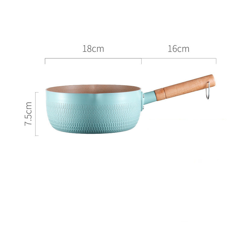 Home Kitchen Non-stick Koping Instant Noodle Stone Baby Boiled Hot Milk Supplement Soup Pot