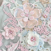 Female Child's Clothing Mesh Lace One-piece