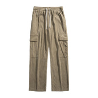 Autumn And Winter Corduroy Loose Straight Cargo Pants