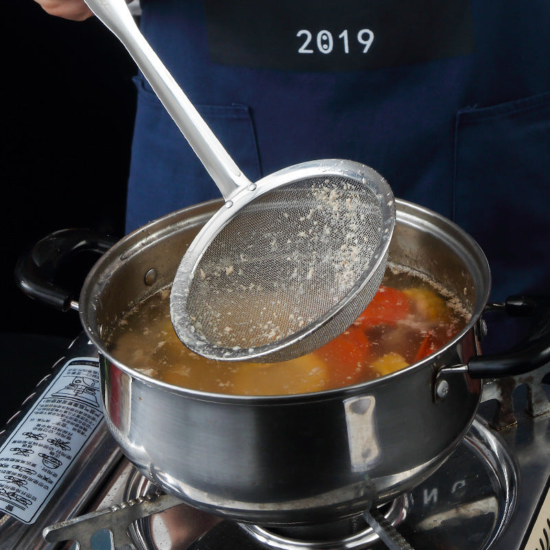 Stainless Steel Colander Strainer Sieve Home Kitchen Noodle