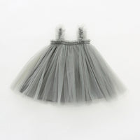 Baby Net Gauze Skirt With Wooden Ears, Princess Dress, Tutu Skirt