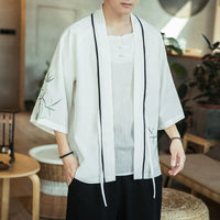 Chinese Style Jacket Retro Robe Young Men