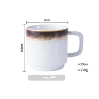 Japanese Mug Ceramic Cup Water Cup Coffee Cup Handle Cup Drinking Cup Household Milk Cup Juice Cup Tea Cup