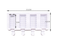 Silicone Ice Cream Mold 4 With Popsicle Ice Cream Mold Diy Hot Selling Home Kitchen