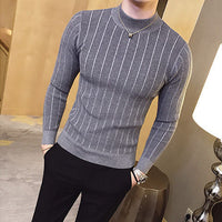 Korean Korean Style Half Turtleneck Sweater Men