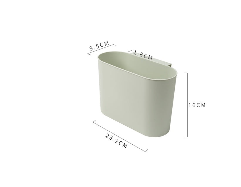 Cupboard Door Dustbin Hanging Kitchen Hanging Table Side Small Household Kitchen Waste Wall Hanging Cupboard Door Paper Basket