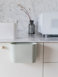 Cupboard Door Dustbin Hanging Kitchen Hanging Table Side Small Household Kitchen Waste Wall Hanging Cupboard Door Paper Basket