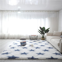 Tie-Dye Gradient Color Printed Silk Wool Carpet