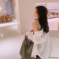 Long skirt + sun protection clothing