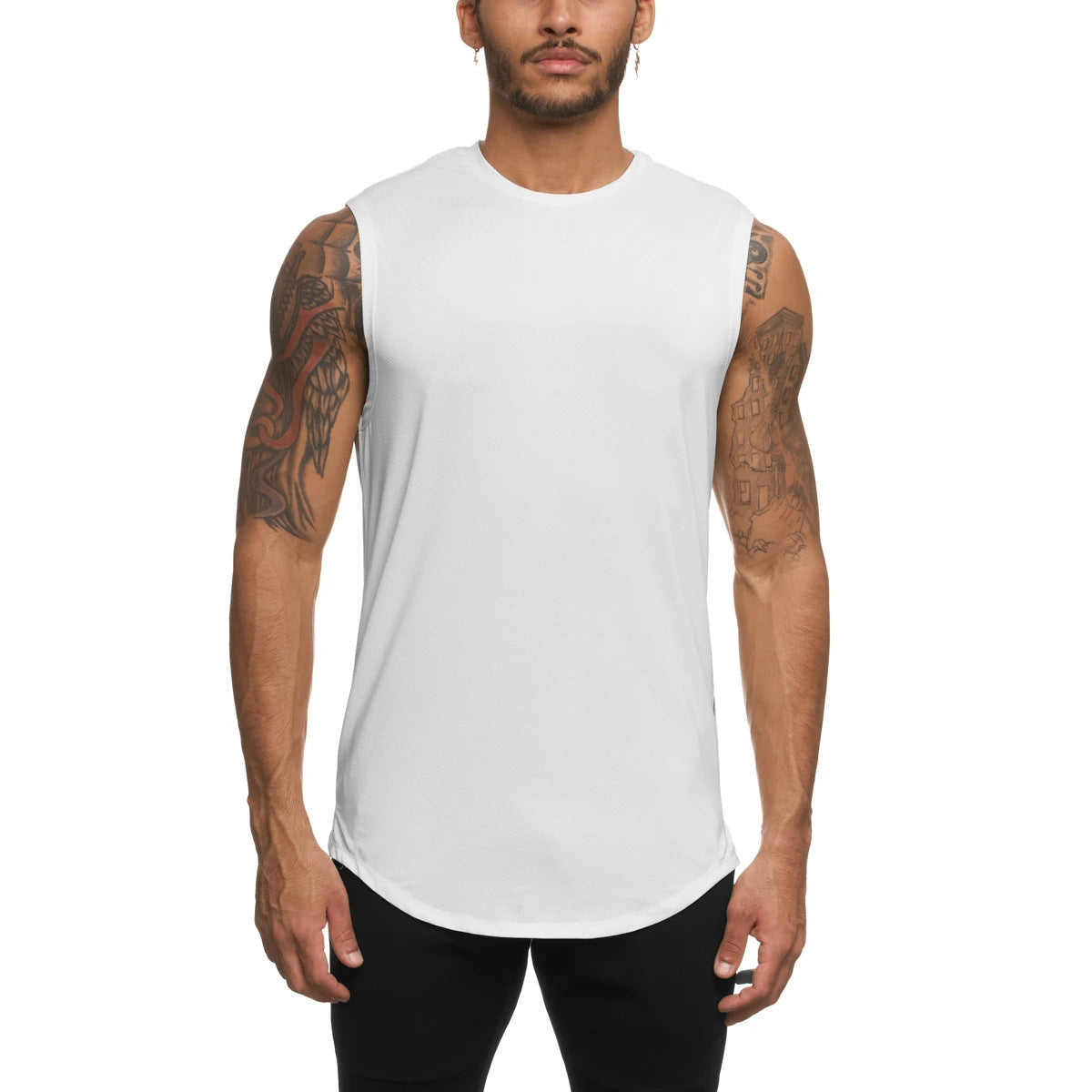 Men's Short Sleeve Vest Breathable Trend