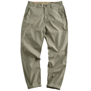 Mens Casual Straight Leg Trousers For Spring And Autumn