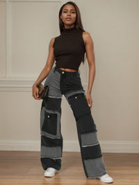 Large-size Women's Autumn New Style European And American High-quality Straight-cut High-waisted Wholesale Jeans For Women