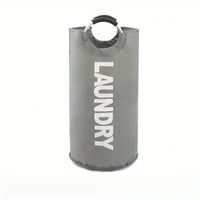 1 Gallon Waterproof Fabric Laundry Basket, Clothing Storage Basket, Household Storage Basket