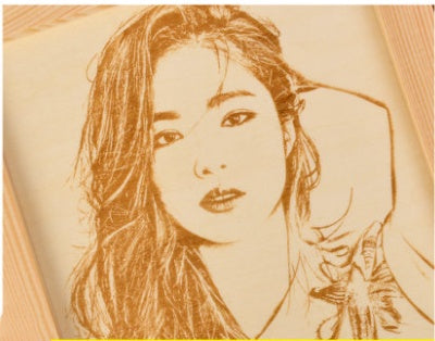 Handmade photo custom woodcuts