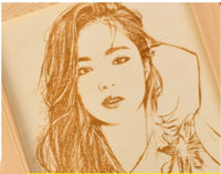 Handmade photo custom woodcuts