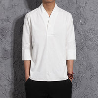 Chinese style cotton and linen men