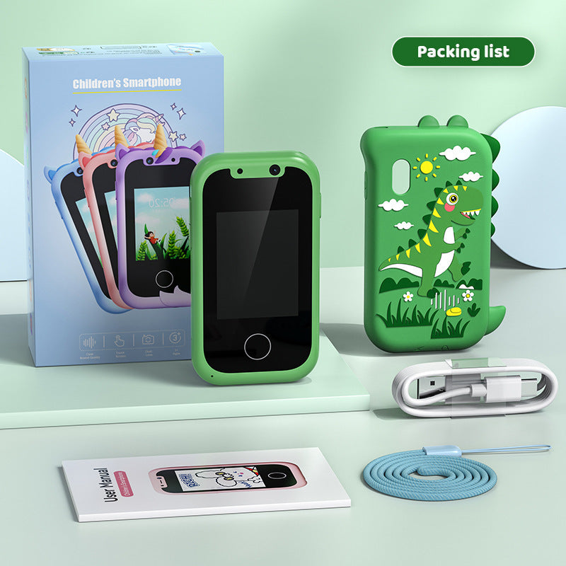 Early Childhood Education Photo Video Game Mini Bear Handheld Touch Mobile Phone Camera