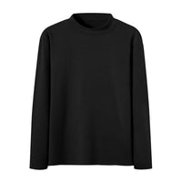 Men's Knitted Cashmere Sweater With Mid-neck For Warmth And Layering