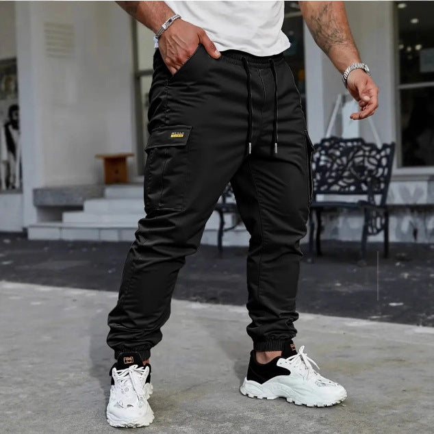 Mens Outdoor Casual Long Pants Sweatpants American Style
