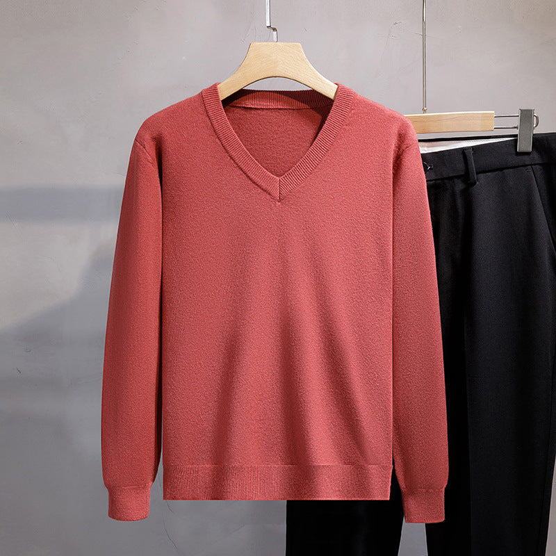 Men's Pullover Long Sleeve Fashion Bottoming Shirt Top