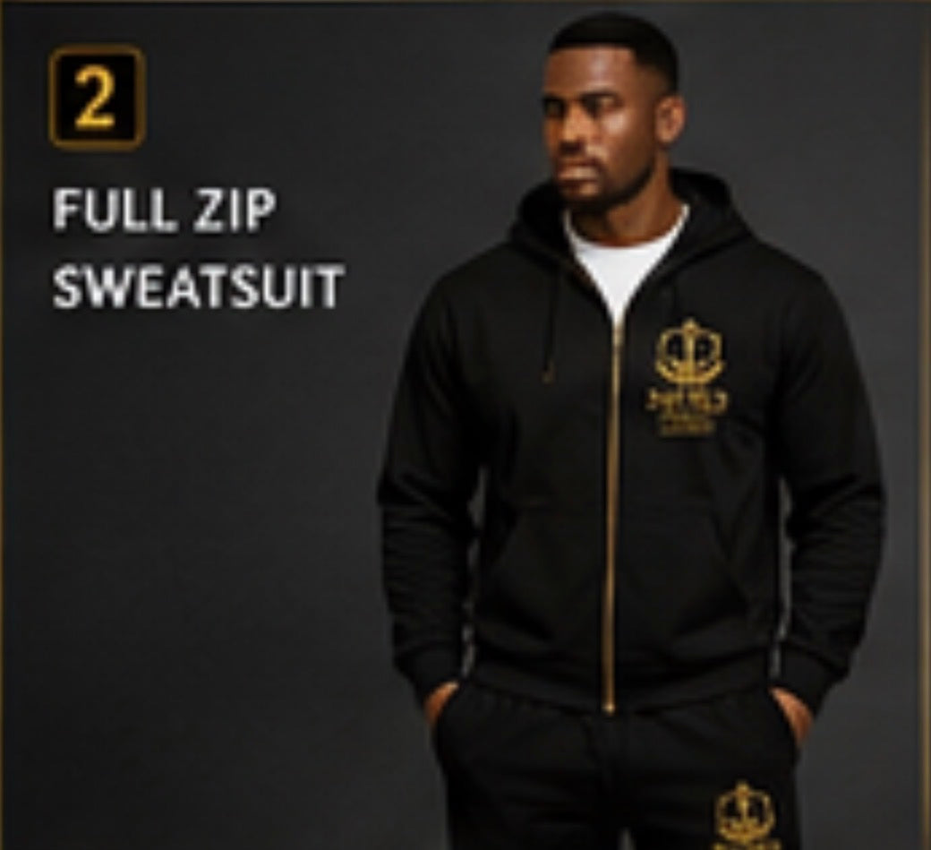 Unisex NUBO Zip-Up Track Sweatsuits