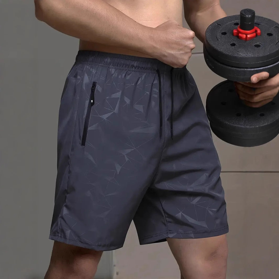 Men's Casual Sports Shorts Loose Printed Beach Pants