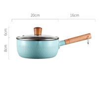 Home Kitchen Non-stick Koping Instant Noodle Stone Baby Boiled Hot Milk Supplement Soup Pot