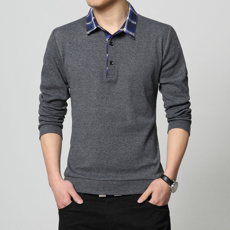 New Style Plus Size Plus Size Men's T-shirt Bottoming Shirt