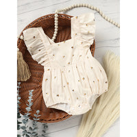 Baby Girl Honeybee Bubble Romper - 1st Bee Day Romper, Infant Bee Birthday Outfit, Cute Bee Romper For Baby