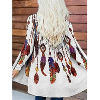 Women's Clothing Printed Trench Coat