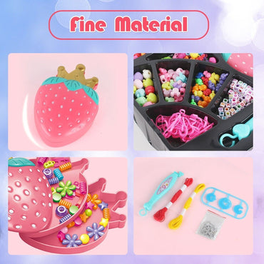 DIY Craft Kit, Jewelry Design, Necklace, Bead Toy, Kids Toy, Girl