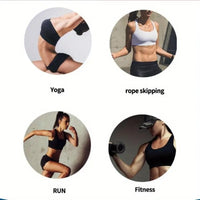 3-Pack Sports Bras For Women, Padded Strappy Racerback Push Up Open Back Medium Support Sports Yoga