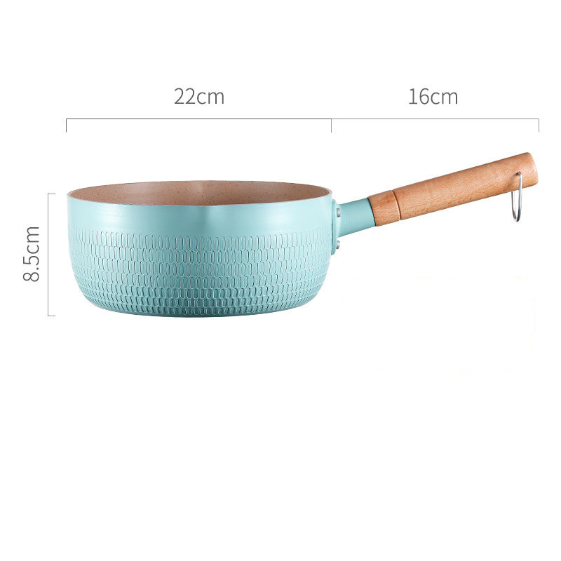 Home Kitchen Non-stick Koping Instant Noodle Stone Baby Boiled Hot Milk Supplement Soup Pot