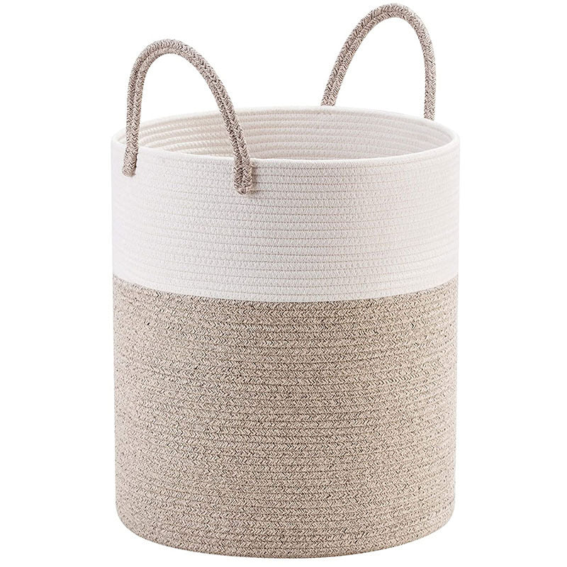 Cotton String Knitted Basket Storage Storage Basket