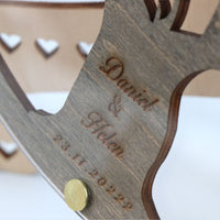 Custom Round Wedding Guest Bookmarks