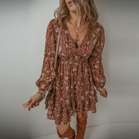 European And American Bohemian Style Dress Women