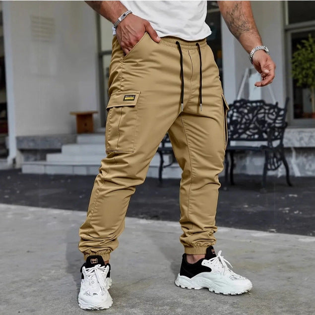 Mens Outdoor Casual Long Pants Sweatpants American Style